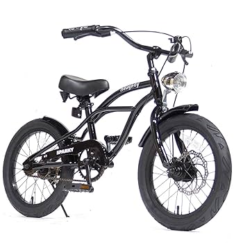 子供用　ビーチクルーザー　新品　【引取】 Amazon | ビーチクルーザー 子供自転車 ディスクブレーキ 16